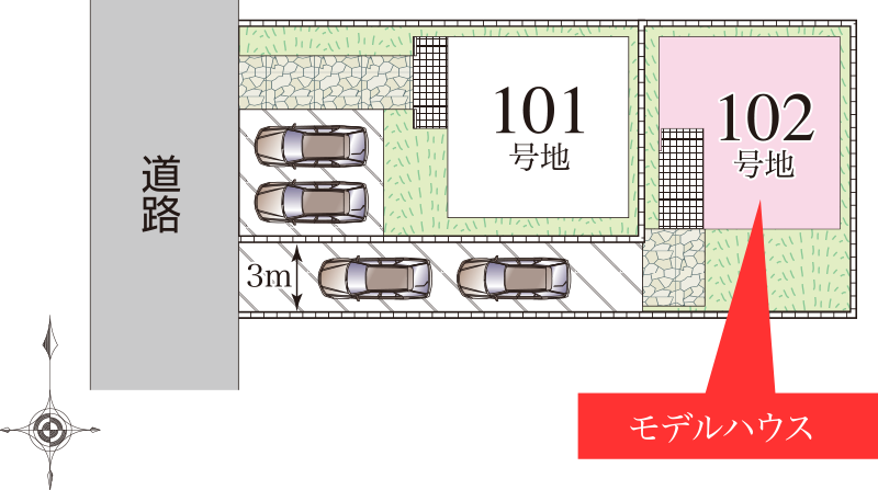 アスカーサ船橋本町2丁目の区画イメージ画像1