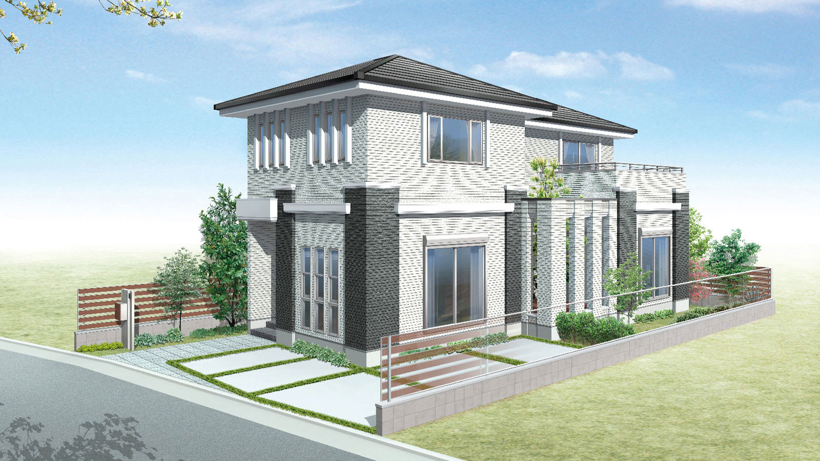 枚方市楠葉美咲3丁目の不動産、新築一戸建の分譲住宅、アスカーサ楠葉美咲