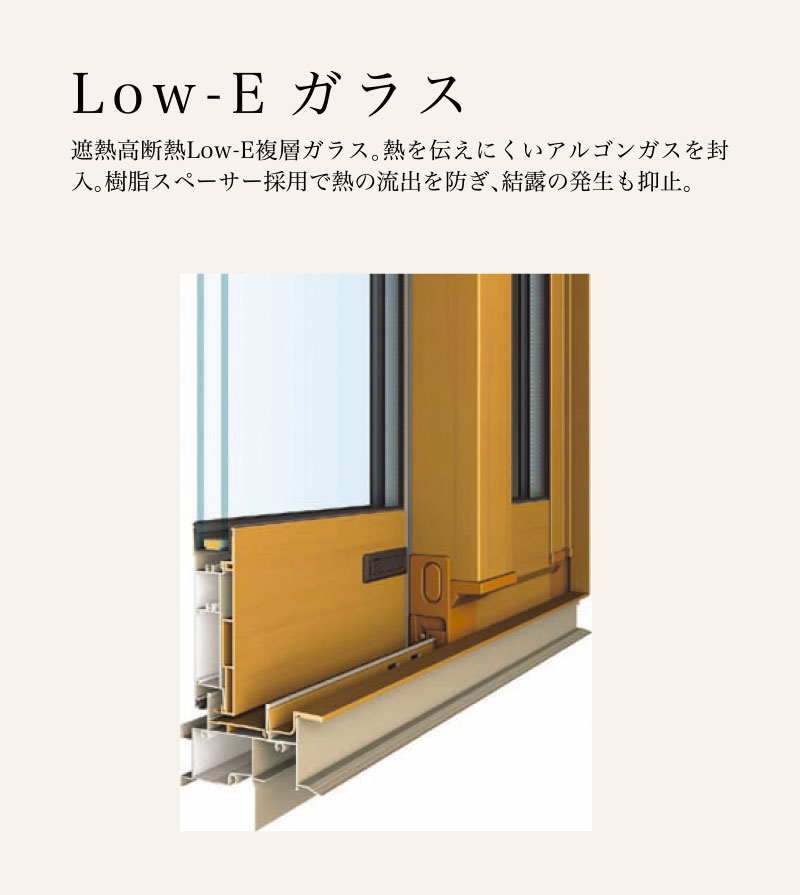 Low-Eガラスの画像